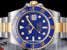 Rolex Submariner Data 116613LB Ghiera Ceramica Quadrante Blu Diamanti 